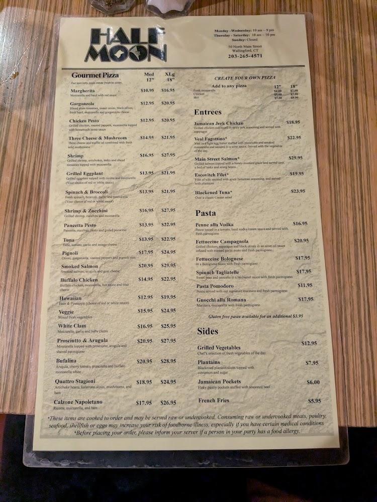Half Moon Coffee & Grille Cafe Menu image 3